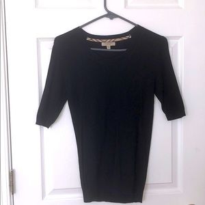 BURBERRY SILK/COTTON SWEATER SMALL